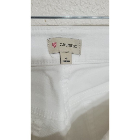 Cremieux Womens Size 6 White Jeans - Picture 2 of 5
